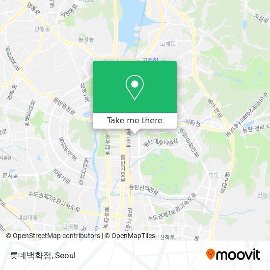롯데백화점 map