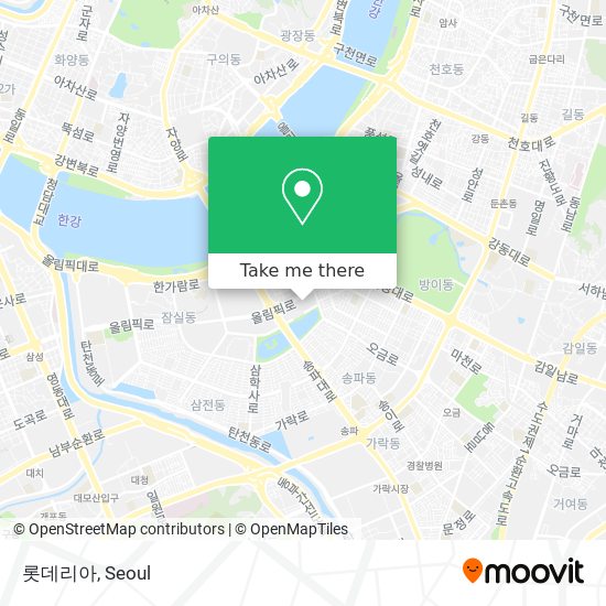 롯데리아 map