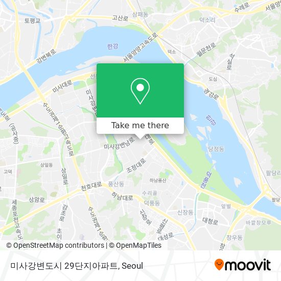 미사강변도시 29단지아파트 map
