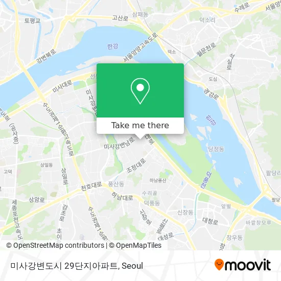 미사강변도시 29단지아파트 map