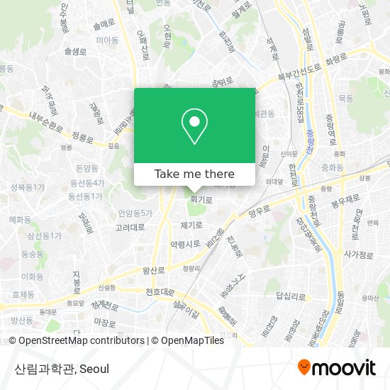 산림과학관 map