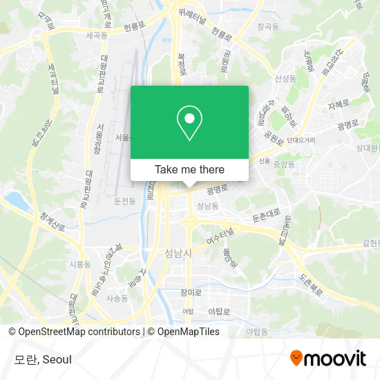 모란 map