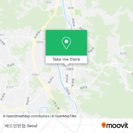 배드민턴장 map