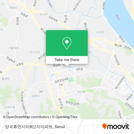 양곡휴먼시아8단지아파트 map