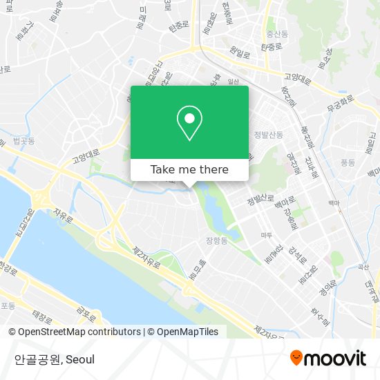 안골공원 map