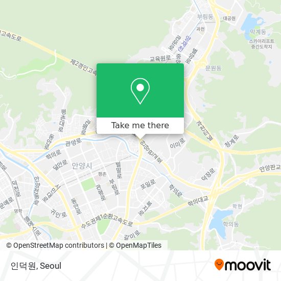 인덕원 map