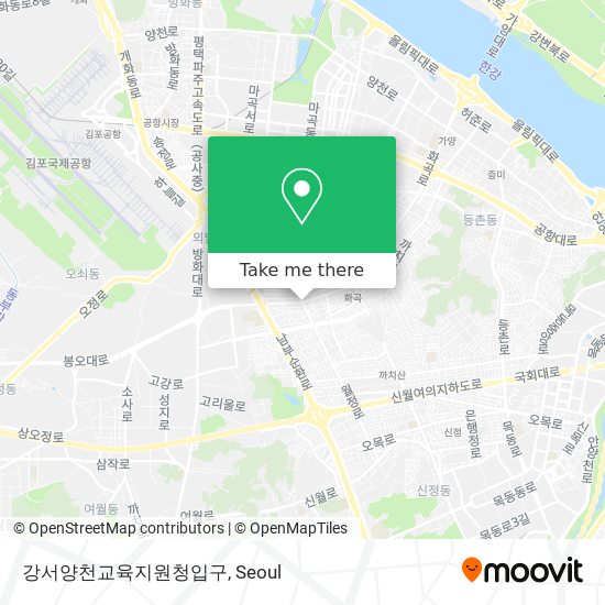 강서양천교육지원청입구 map