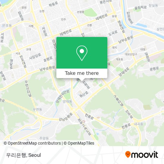 우리은행 map