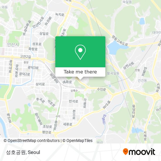 성호공원 map