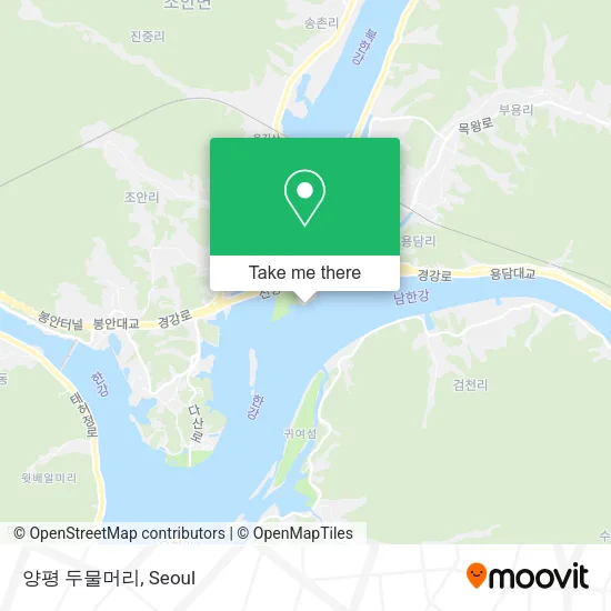 양평 두물머리 map