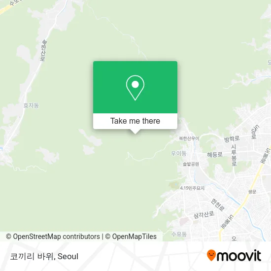 코끼리 바위 map