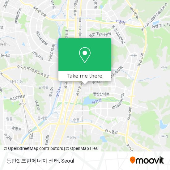 동탄2 크린에너지 센터 map