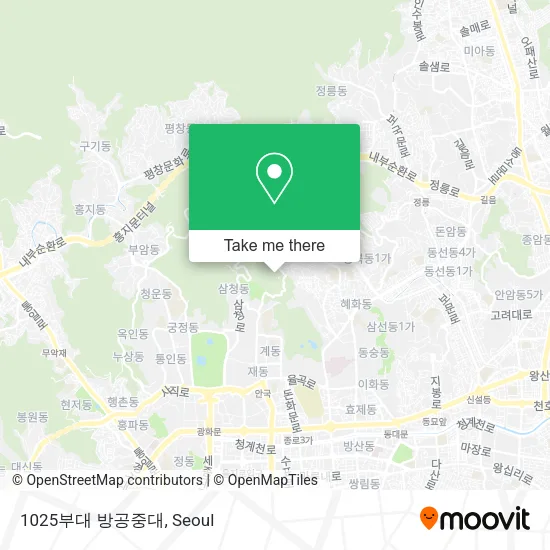 1025부대 방공중대 map