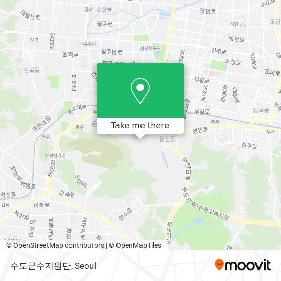 수도군수지원단 map