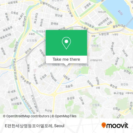 E편한세상영등포아델포레 map