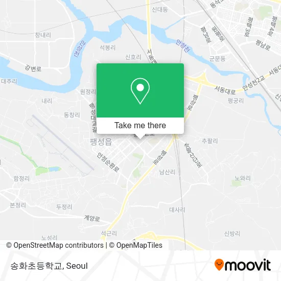 송화초등학교 map