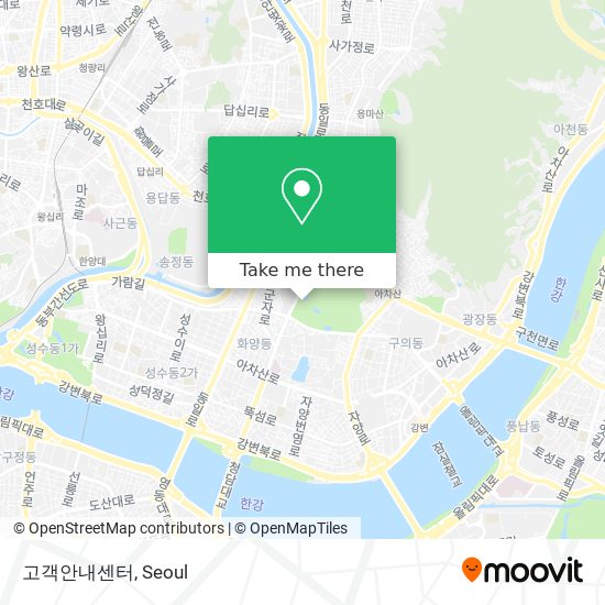 고객안내센터 map