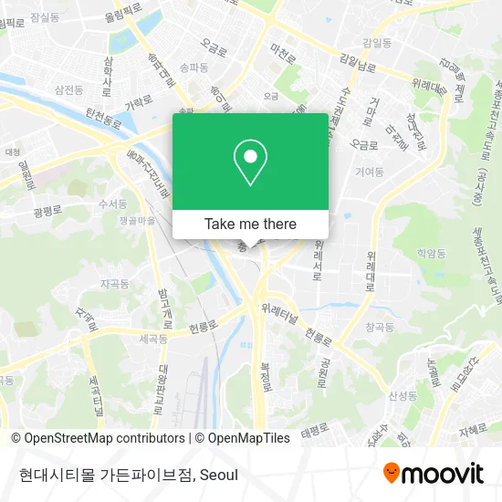 현대시티몰 가든파이브점 map
