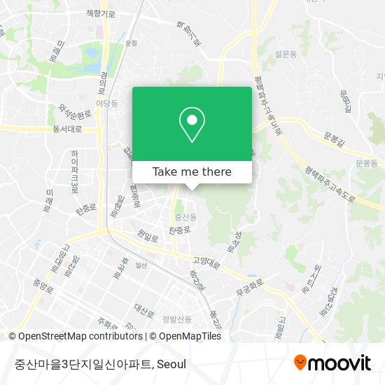 중산마을3단지일신아파트 map