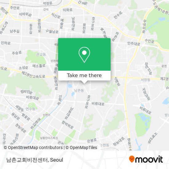 남촌교회비전센터 map