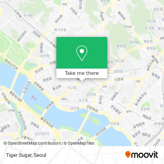 Tiger Sugar map