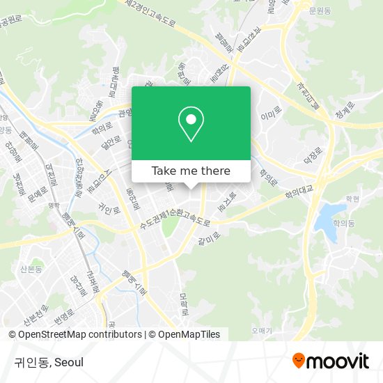 귀인동 map