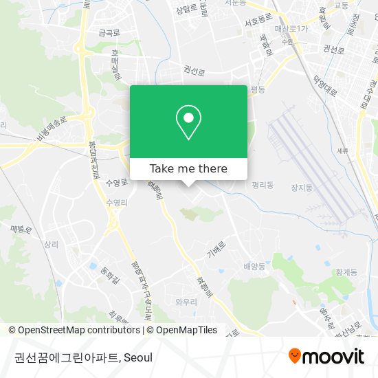 권선꿈에그린아파트 map