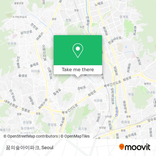 꿈의숲아이파크 map