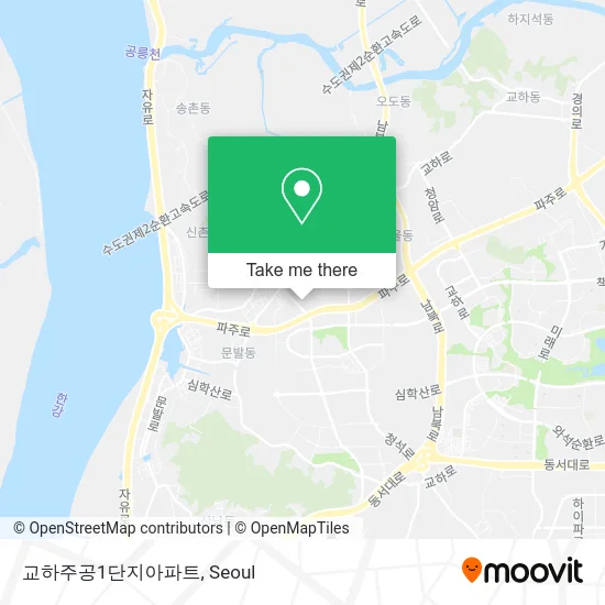 교하주공1단지아파트 map