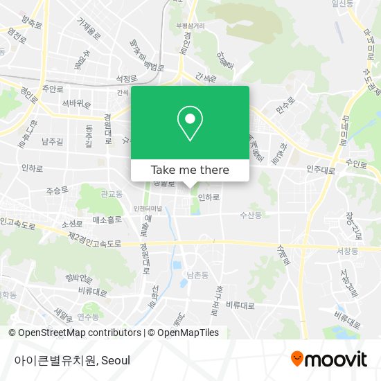 아이큰별유치원 map