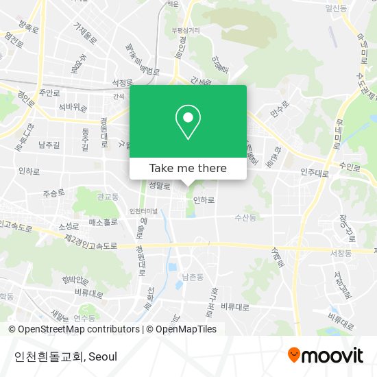 인천흰돌교회 map
