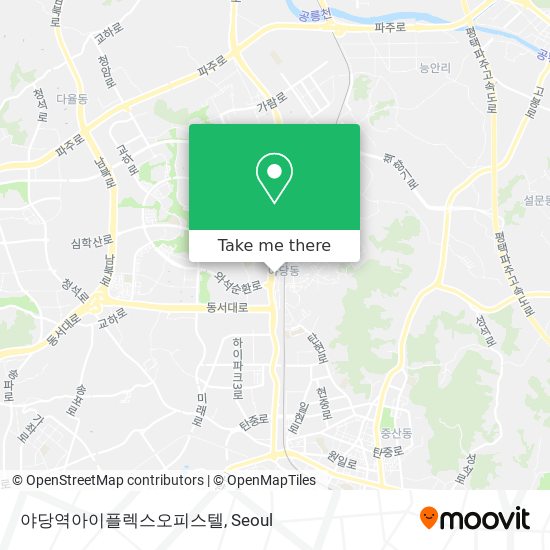 야당역아이플렉스오피스텔 map