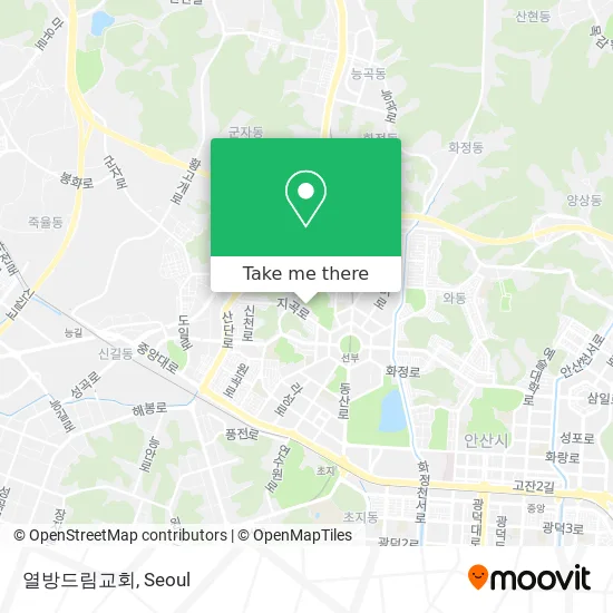 열방드림교회 map