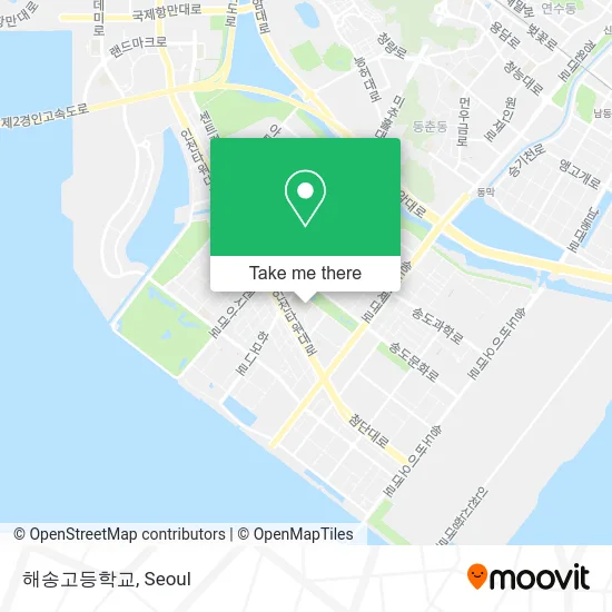 해송고등학교 map