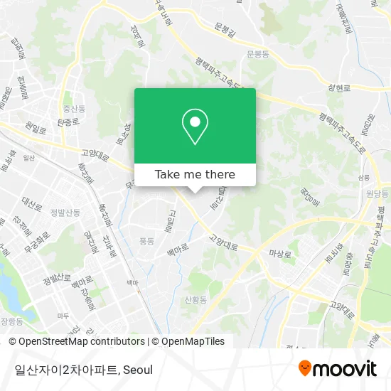 일산자이2차아파트 map
