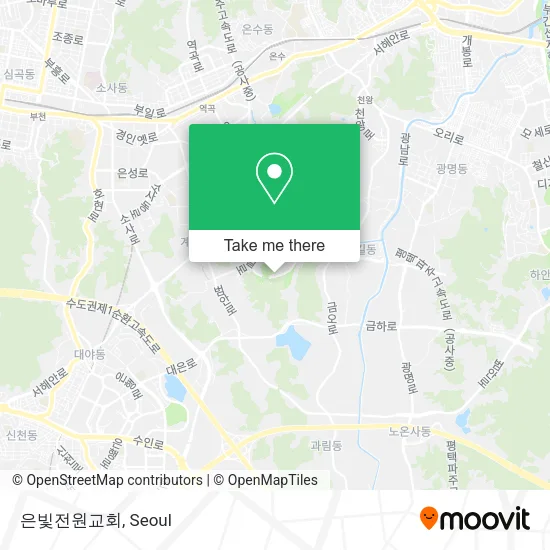 은빛전원교회 map