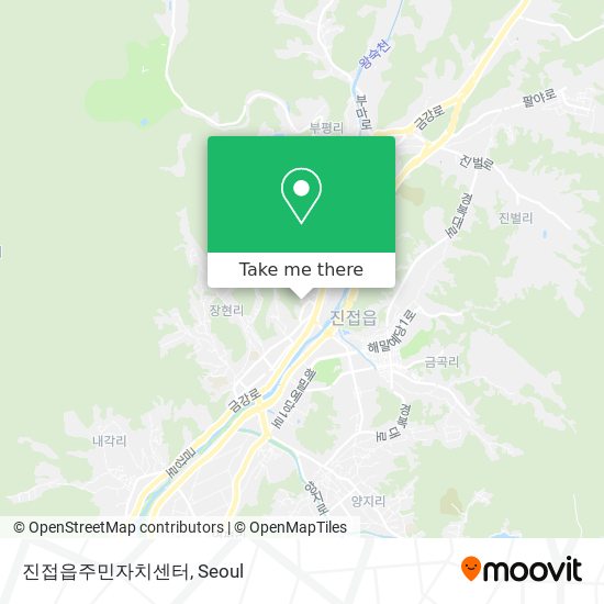 진접읍주민자치센터 map