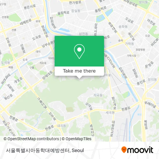서울특별시아동학대예방센터 map