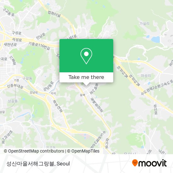 성산마을서해그랑블 map