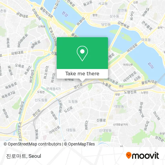 진로마트 map