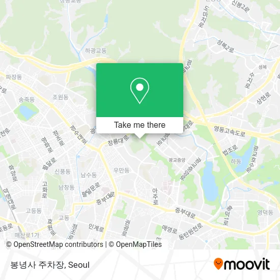 봉녕사 주차장 map