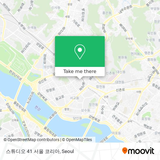 스튜디오 41 서올 코리아 map