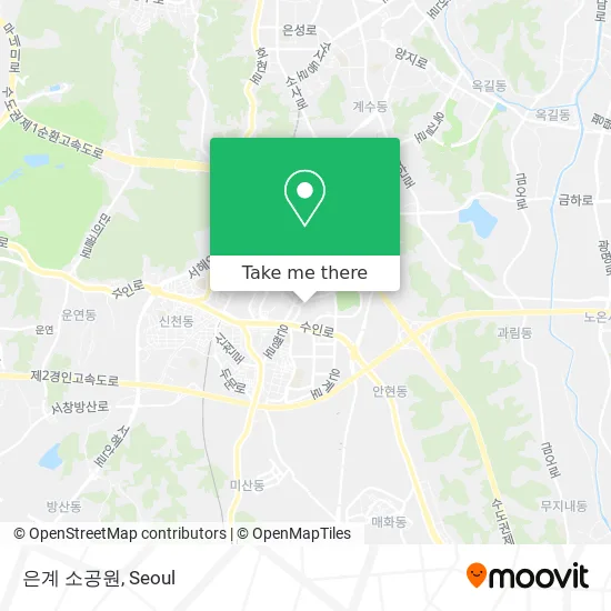 은계 소공원 map