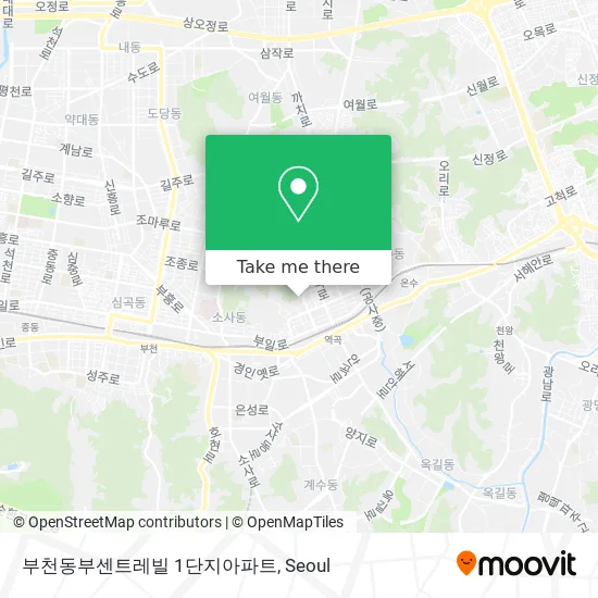부천동부센트레빌 1단지아파트 map