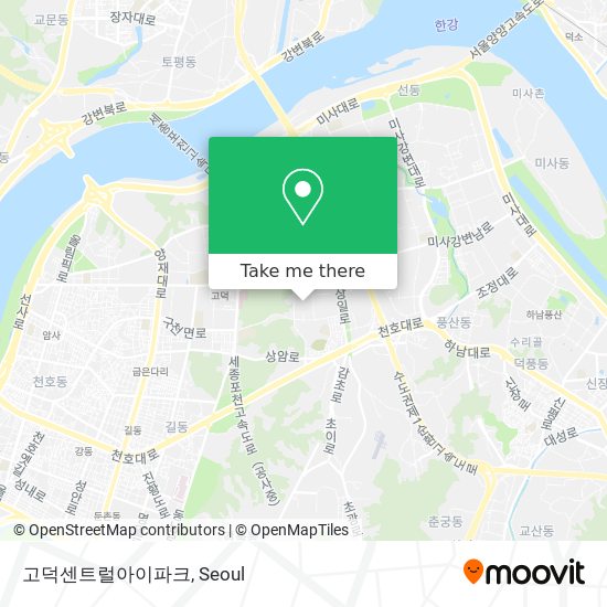 고덕센트럴아이파크 map