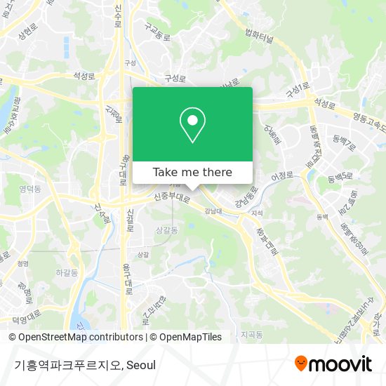 기흥역파크푸르지오 map