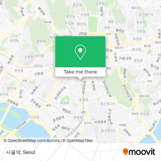 서울역 map