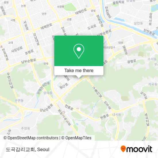 도곡감리교회 map