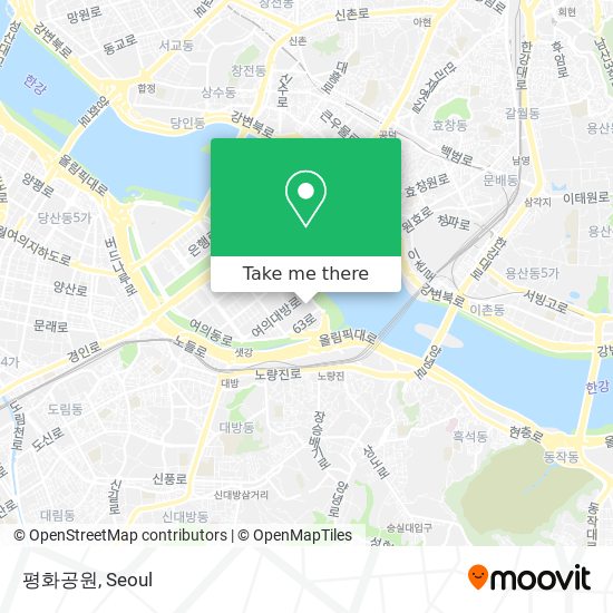 평화공원 map