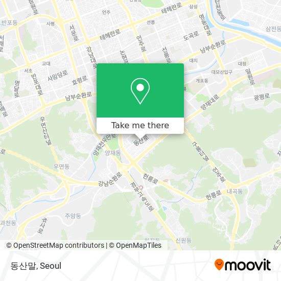 동산말 map